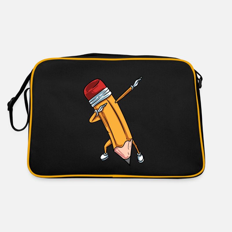 École de stylos à crayon Sac Retro