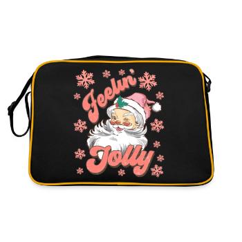 Père Noël rose Feelin' Jolly Christmas Womens - Sac Retro - noir/or - Dos
