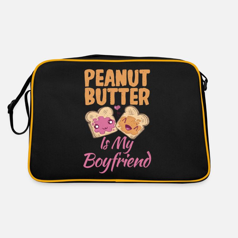 Erdnussbutter Liebhaber Geschenk Retro Tasche