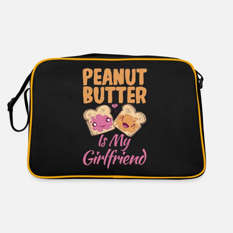 Erdnussbutter Liebhaber Geschenk Retro Tasche