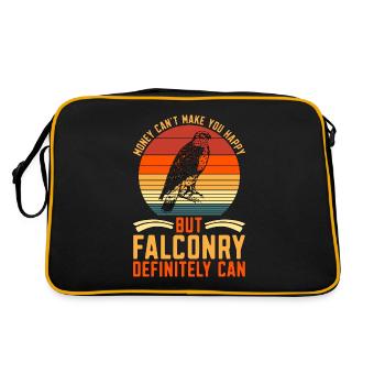 L’argent de la fauconnerie ne peut pas rétro Birds Of Prey Falconer - Sac Retro - noir/or - Dos