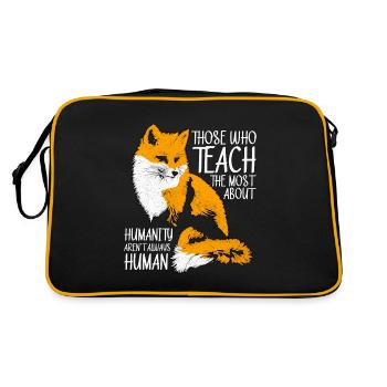 Bien-être animal Ceux qui enseignent Adoptez un travailleur animalier - Sac Retro - noir/or - Dos