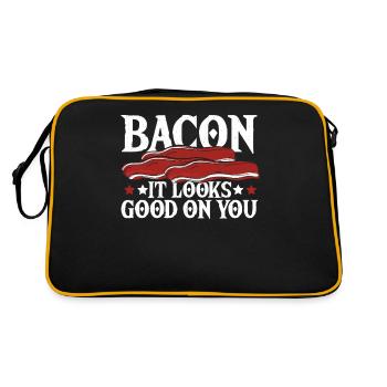 Petit-déjeuner Speck Schinekn Sau - Sac Retro - noir/or - Dos