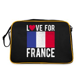 France Souvenir - Retro Bag - black/gold - Back