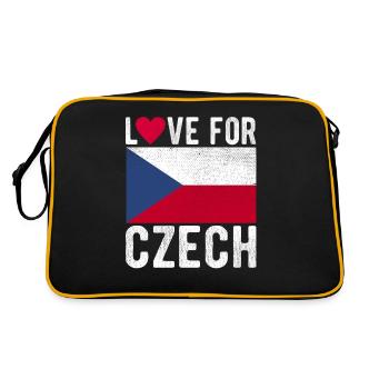 Czech souvenir - Retro Bag - black/gold - Back