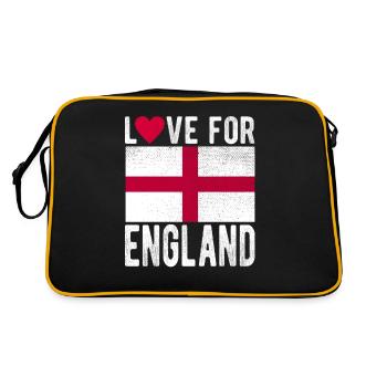 England Souvenir - Retro Bag - black/gold - Back