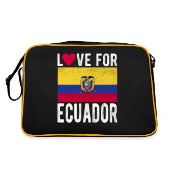 Souvenir de l’Équateur - Sac Retro - noir/or - Dos
