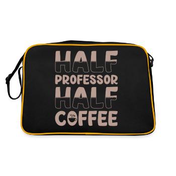 Half Professor Half Coffee - Retro Bag - black/gold - Back
