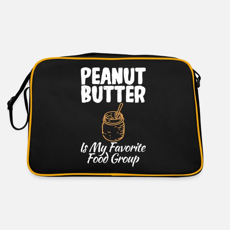 Erdnussbutter Liebhaber Geschenk Retro Tasche