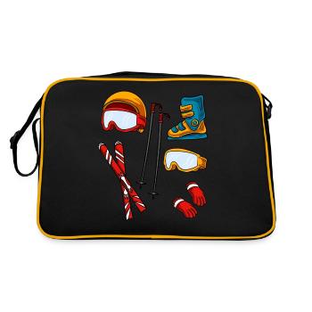Accessoires de ski - Sac Retro - noir/or - Dos