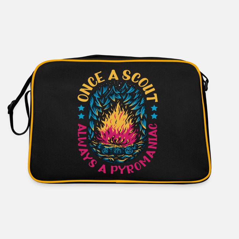 Once A Scout, Always A Pyromaniac 17 Retro Tasche