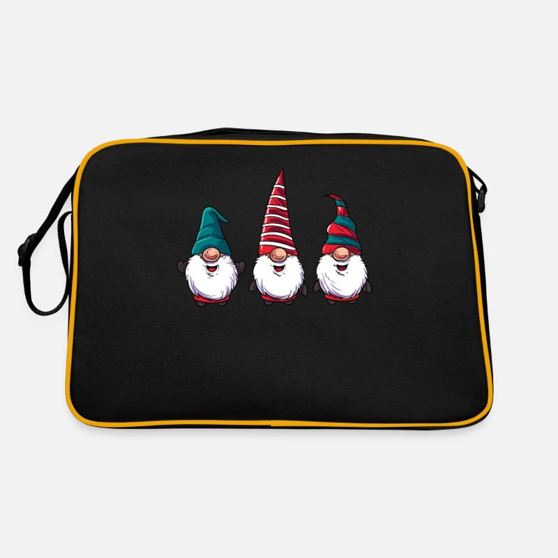 Gnomes de Noël mignons Sac Retro