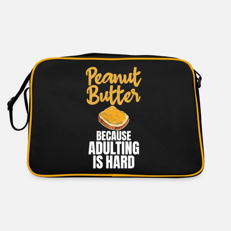 Erdnussbutter Liebhaber Geschenk Retro Tasche