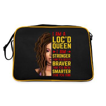 Pride History Black Month African Cult - Retro Bag - black/gold - Back