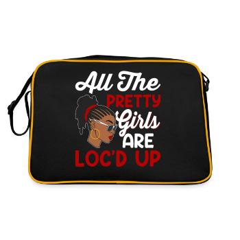 LOCD Cultures African Black Pride History - Retro Bag - black/gold - Back