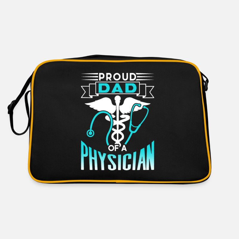 Stolzer Vater Eines Arztes Mediziner Doktor Arzt Retro Tasche
