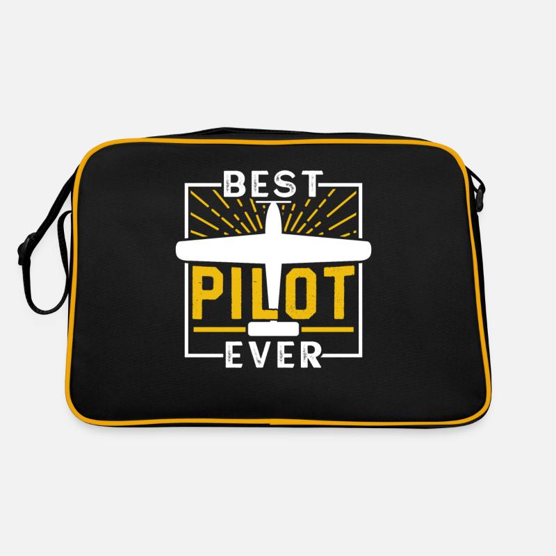 The Best Pilot Ever Small Aircraft Jet Retro Bag