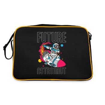 Futur astronaute Rocket Space Astronomy - Sac Retro - noir/or - Dos