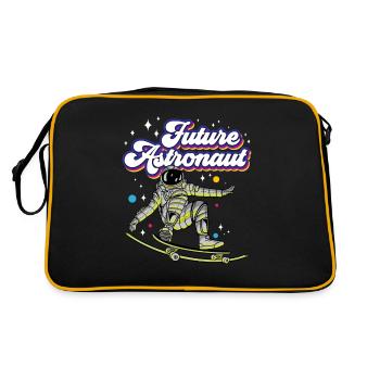Futur astronaute Astronomy Rocket Astronomy Space - Sac Retro - noir/or - Dos