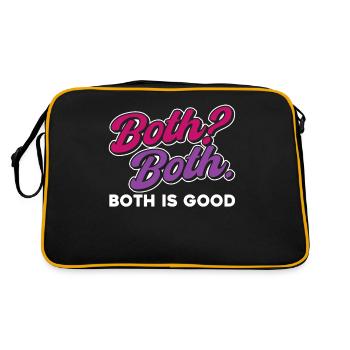 Bi Pride Bisexual - Retro Bag - black/gold - Back