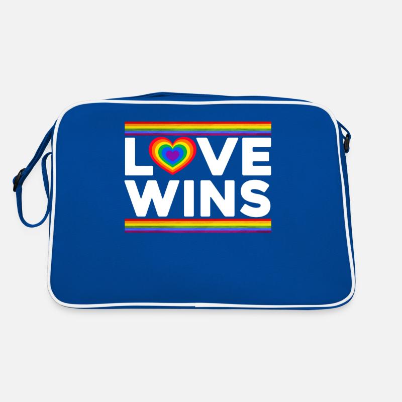 L’amour gagne Sac Retro