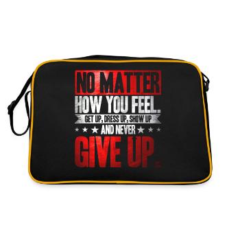 Motivation - Retro Bag - black/gold - Back