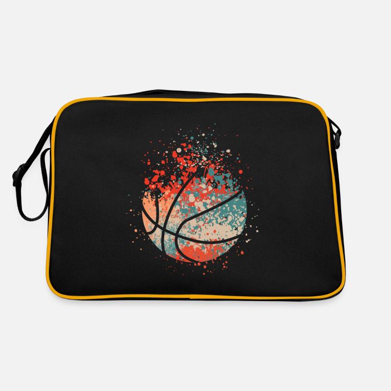 Basketball splash Retro Tasche