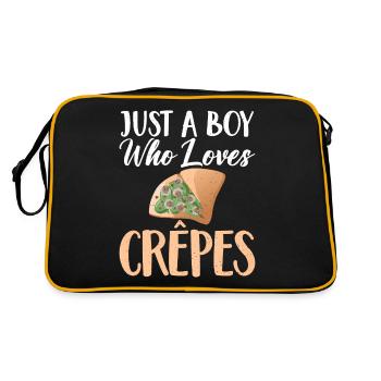 Crepe Gifts for Crepe Lover - Retro Bag - black/gold - Back