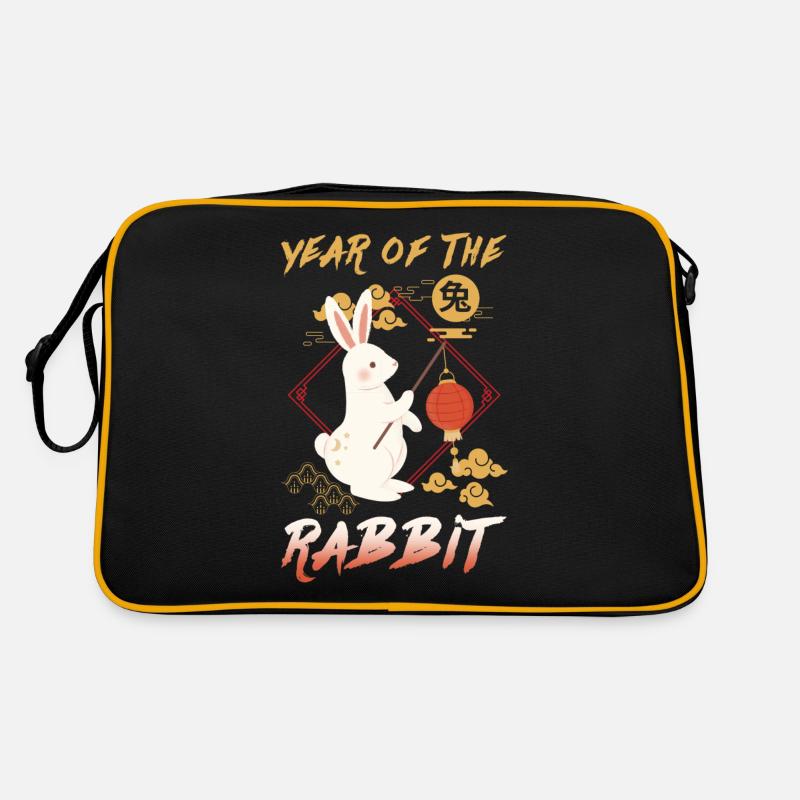 Ratte Chinesisches Sternzeichen Retro Tasche