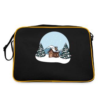 Hiver - Sac Retro - noir/or - Dos