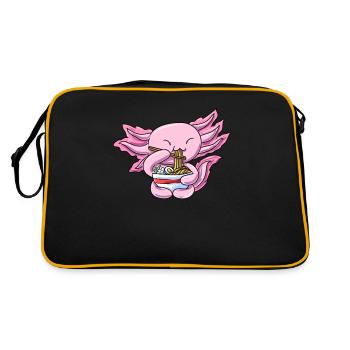 Axolotl Newt - Retro Bag - black/gold - Back