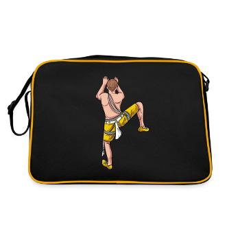 Mountaineer Climbing Climbing Wall - Retro Bag - black/gold - Back