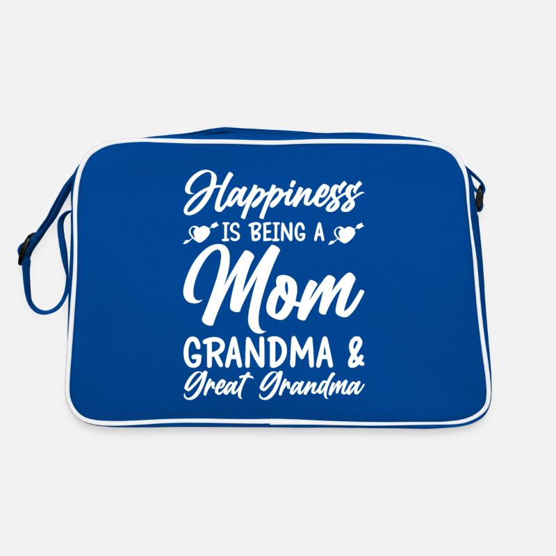 Le bonheur, c’est d’être maman, grand-mère 2 Sac Retro