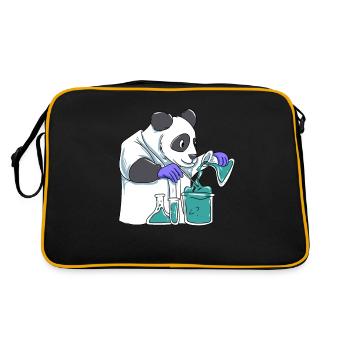Scientifiques Panda - Sac Retro - noir/or - Dos