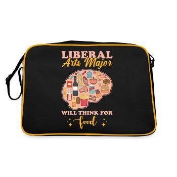 Liberal Arts Degree - Retro Bag - black/gold - Back