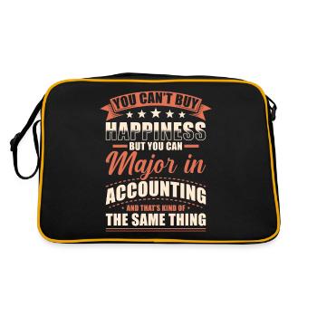 Accounting Closing - Retro Bag - black/gold - Back