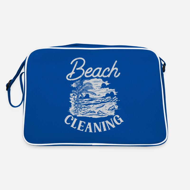 Nettoyage de plage Nettoyage de plage Plages Sac Retro