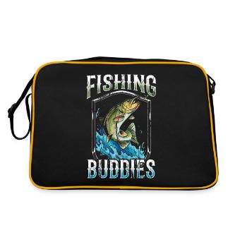 Fishing Friends Fishing Friend Fishing Friend Fishing - Retro Bag - black/gold - Back