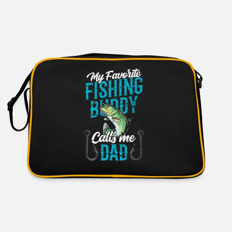 Mon compagnon de pêche préféré m’appelle papa pêche Sac Retro