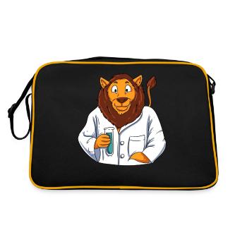 Scientist Leo - Retro Bag - black/gold - Back