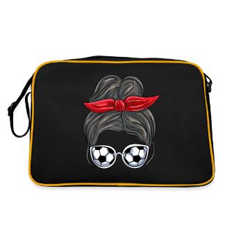 Soccer Mom - Retro Bag - black/gold - Back