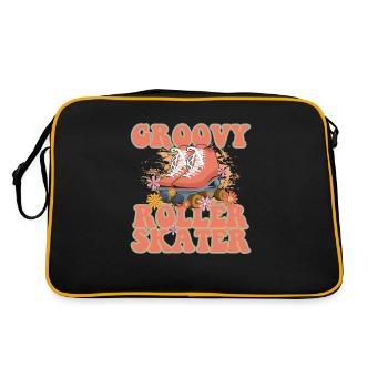Patins à roulettes Groovy pour une fille - Sac Retro - noir/or - Dos