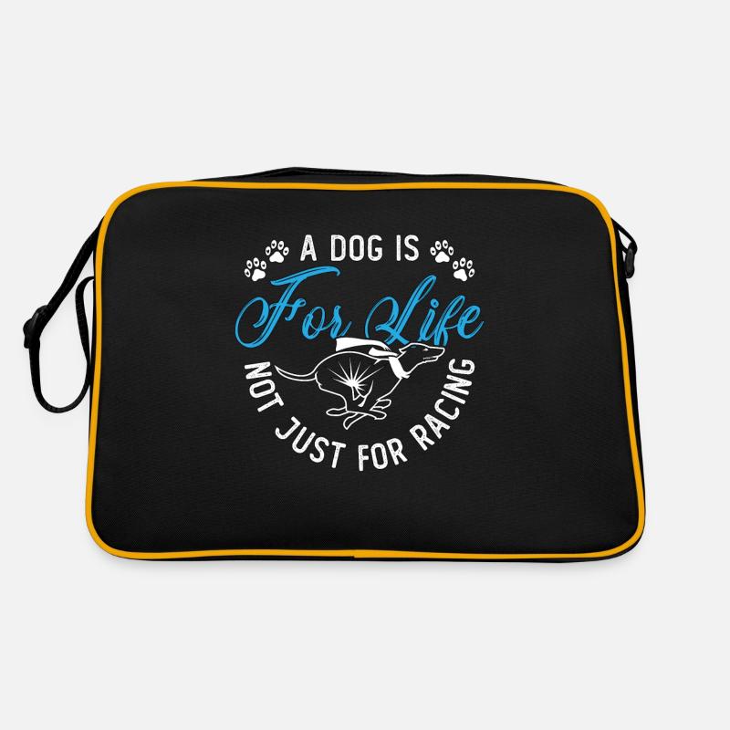 Greyhound Racing A Dog Is For Pets Greyhound Racer Retro Tasche