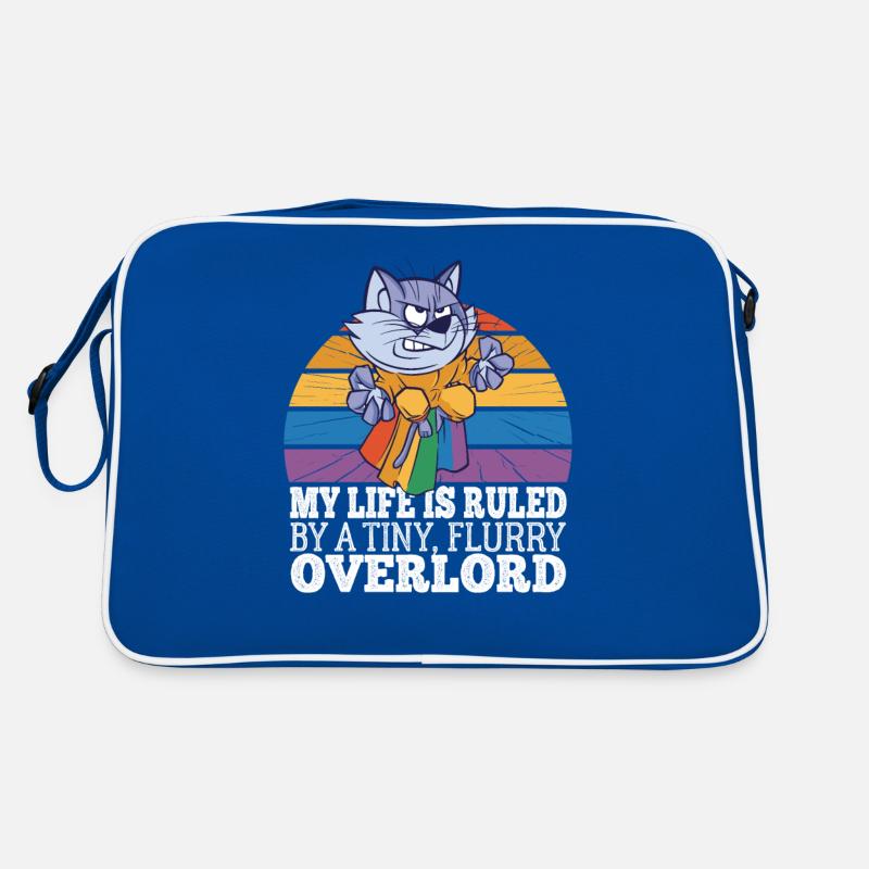 My Life Is Ruled By A Tiny Flurry Overlord LGBTQ Retro Bag