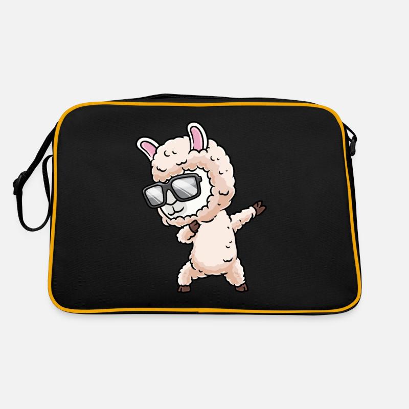 Dab Alpaca with Sunglasses Kids Retro Bag