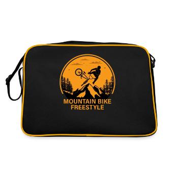 VTT freestyle Stund BMX - Sac Retro - noir/or - Dos