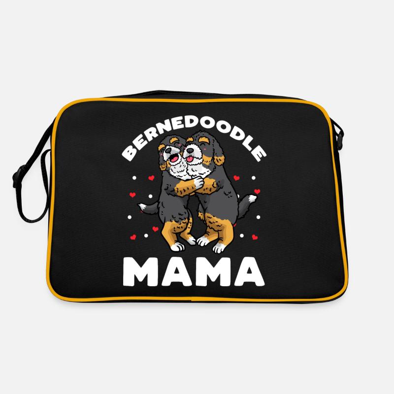 Bernedoodle Mama Retro Tasche
