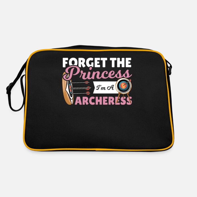 Bogenschützin Bogenschießen Bogenschütze Retro Tasche
