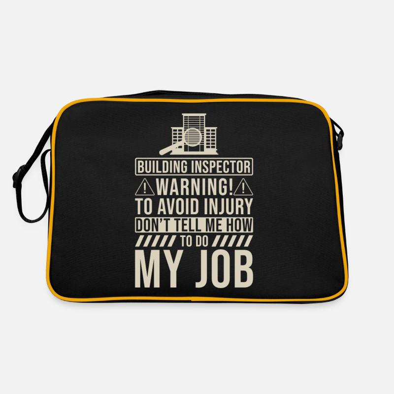 Cadeau de l’inspecteur en bâtiment Sac Retro