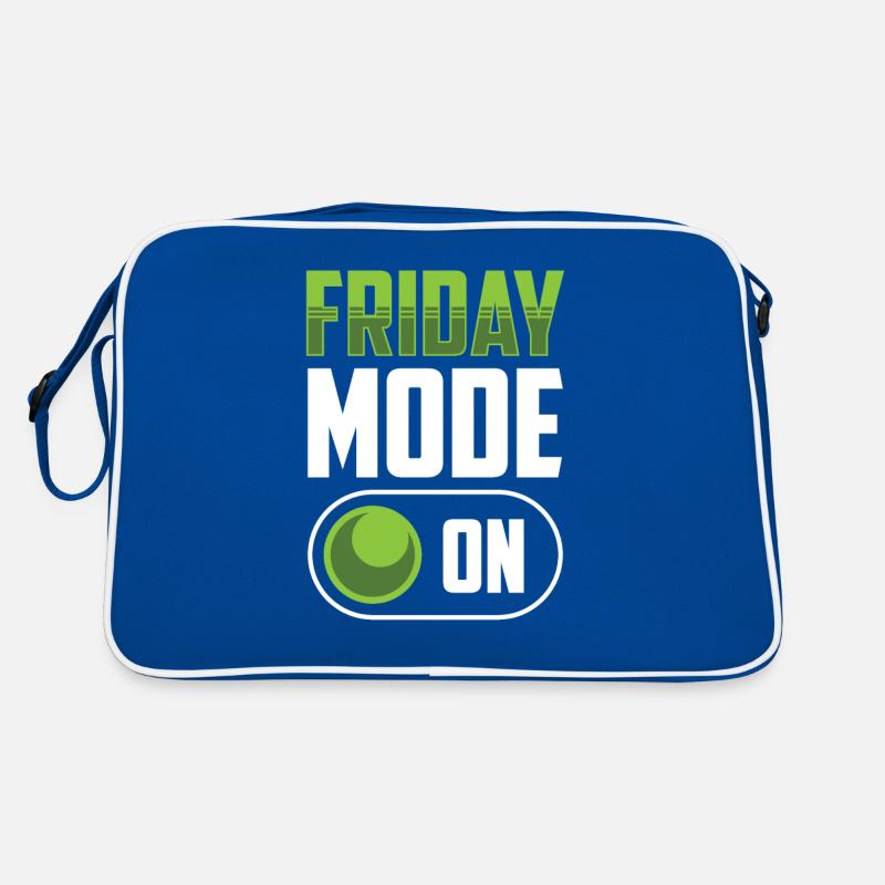 Friday Mode A Finally Friday Sarcastic Retro Bag